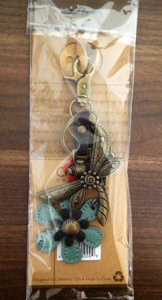 Chala Patch Crossbody Bag (6 colors option) + Detachable Metal Keychain (Dragonf - Animal-Bags.com