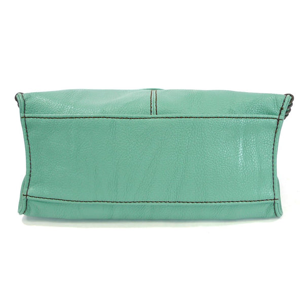 Chala Charming Crossbody Bag Pleather Metal SEA TURTLE Teal Green Convertible