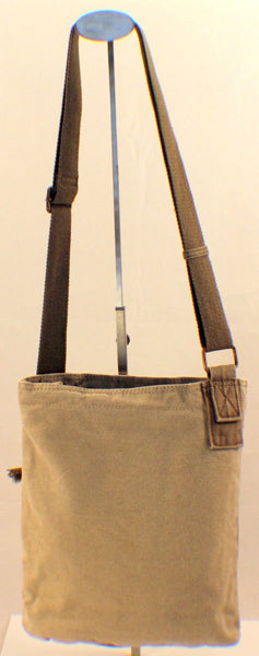 Patch Crossbody Bag-smiley Girl (Sand)