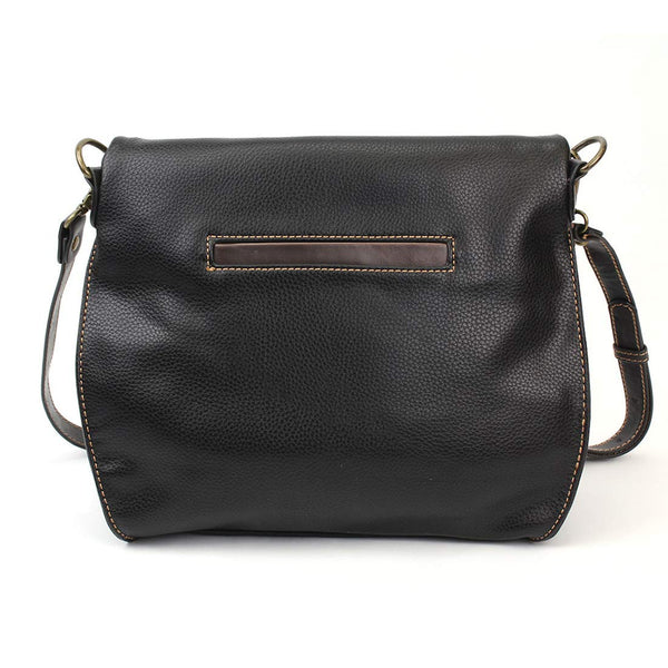 Chala Charming Crossbody Bag with Cat - Black