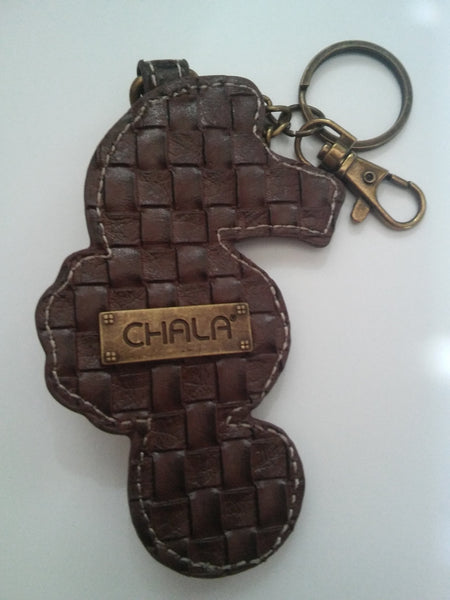 Chala Patchwork Crossbody Canvas Messenger Handbag - Olive (Sea Horse)