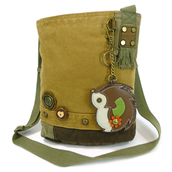 Chala Patch Crossbody Bag + Coin Purse (HedgeHog)-Free Shipping - Animal-Bags.com