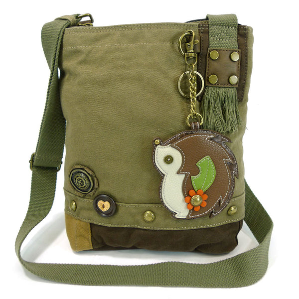Chala Patch Crossbody Bag + Coin Purse (HedgeHog)-Free Shipping - Animal-Bags.com