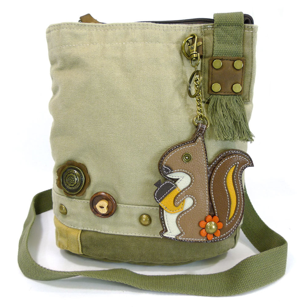 Chala Patch Crossbody Bag+ Coin Purse (Squirrel) - Animal-Bags.com