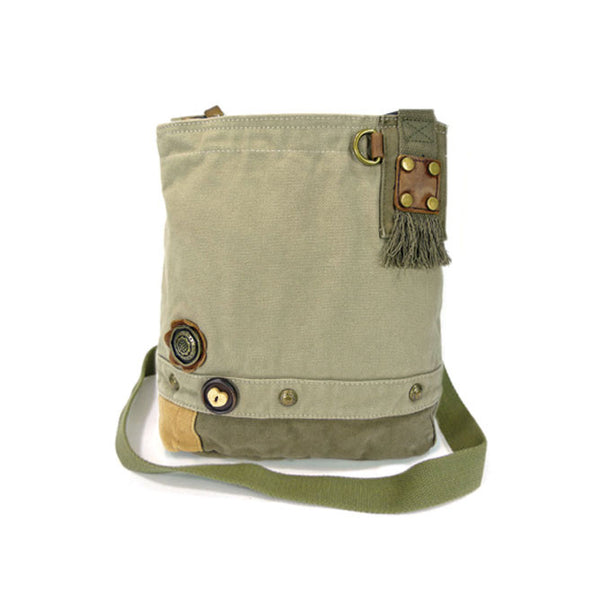 Chala Canvas Crossbody Messenger Bags Only (6 Colors) + Choose Your Own Key Fobs - Animal-Bags.com