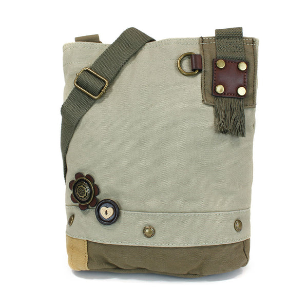 Chala Patch Crossbody Bag+ Coin Purse (Blue Whale) - Animal-Bags.com