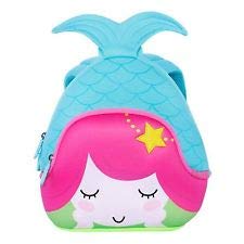 Mermaid Preschool Backpack and Plush | Mermaid Theme Collection (Mermaid Backpack- Large)