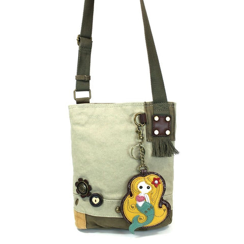 Chala Patch Crossbody Bag - Mermaid - Sand