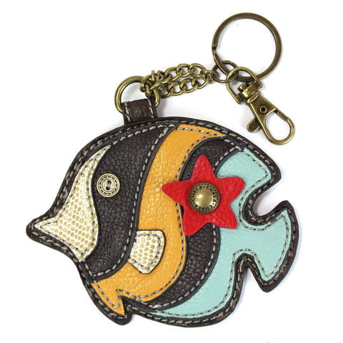 Chala Decorative Coin Purse/Key-Fob (Angelfish)