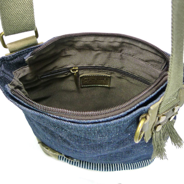 Chala Canvas Crossbody Messenger Bags Only (6 Colors) + Choose Your Own Key Fobs - Animal-Bags.com