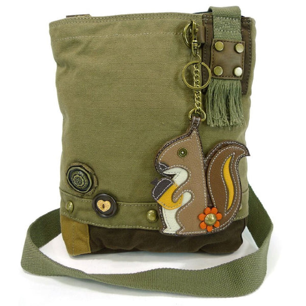 Chala Patch Crossbody Bag+ Coin Purse (Squirrel) - Animal-Bags.com